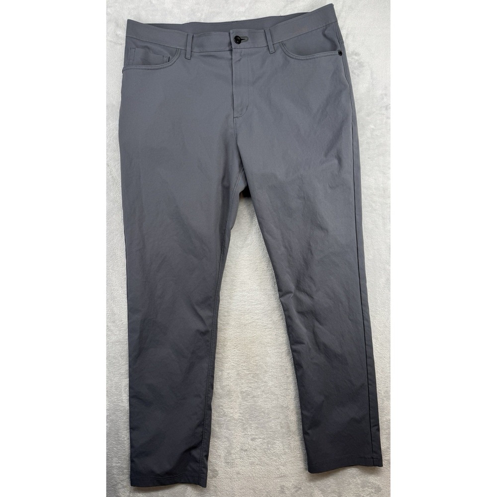 Public Rec Go-To Pants Stretch Casual Comfort Gray Men's Size 34x32 (29" actual)